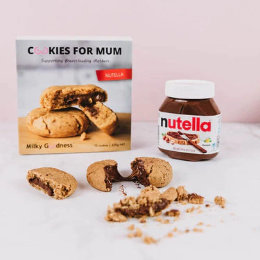 Nutella Lactation Cookies | Milky Goodness Lactation Cookies from Milky Goodness maternity store australia